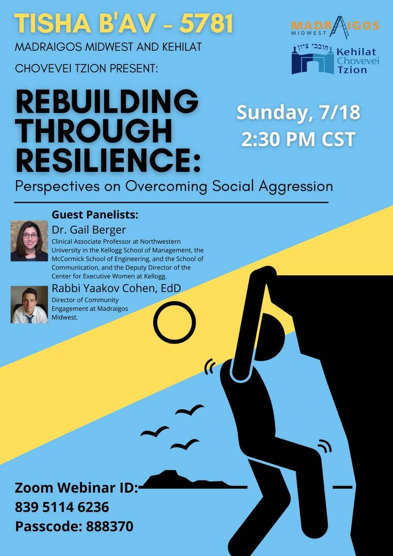 Banner Image for Tisha B'av 5781 - Rebuilding Through Resilience 