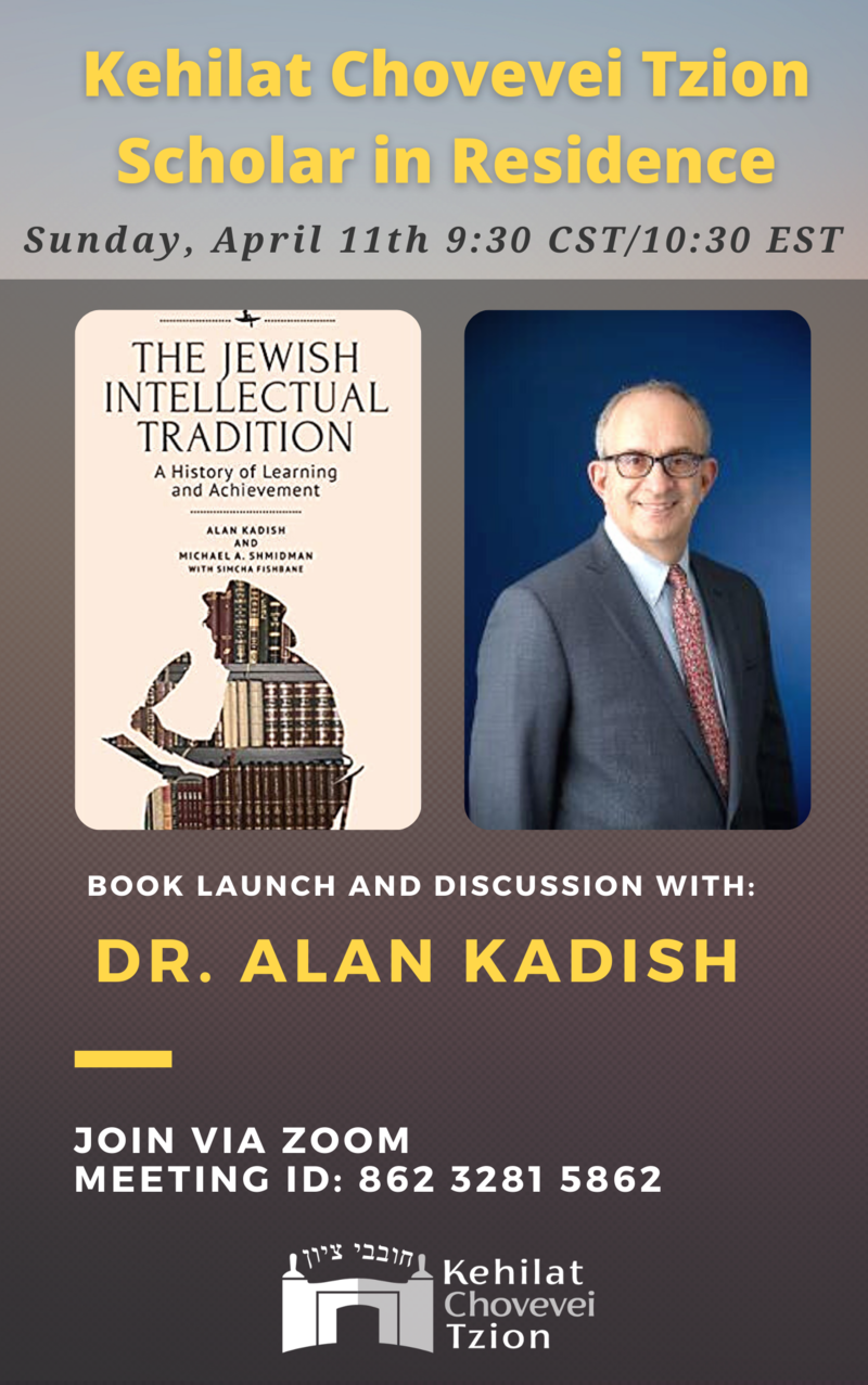 Banner Image for Scholar in Residence: Dr. Alan Kadish