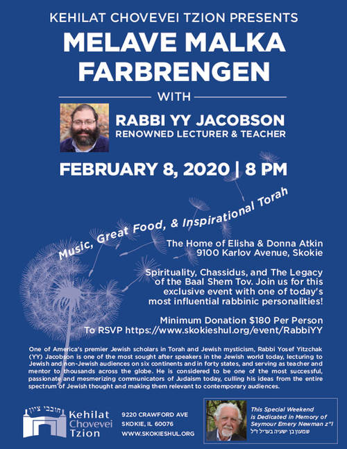 Banner Image for Melave Malka Farbrengen with Rabbi YY Jacobson