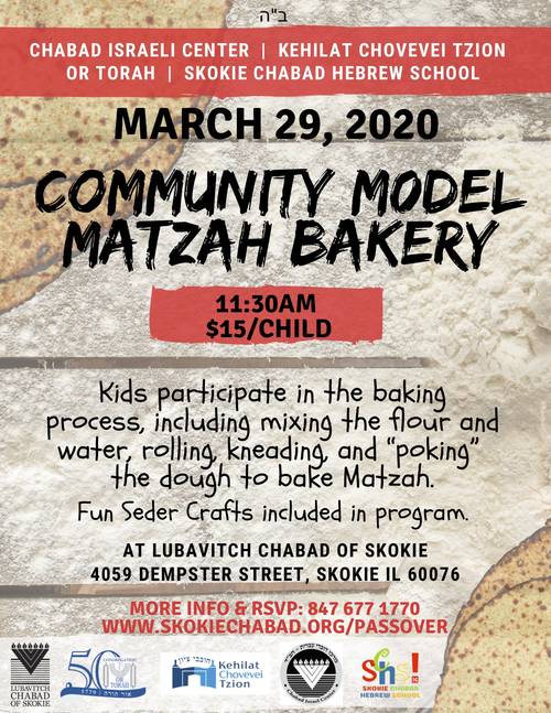 Banner Image for Community Model Matzah Bakery